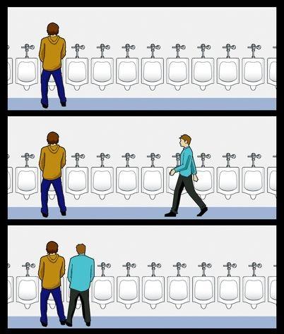 Urinal Guy meme template
