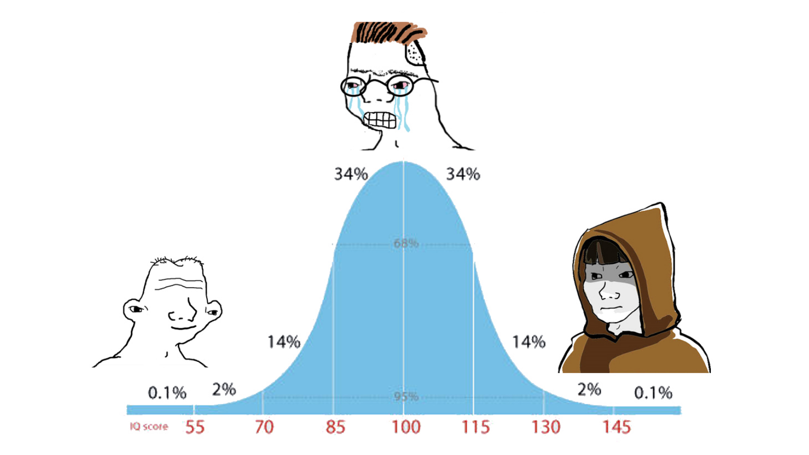 Normal Distribution Meme meme template