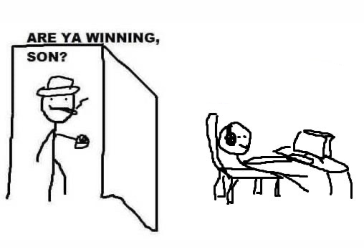 Are Ya Winning Son meme template
