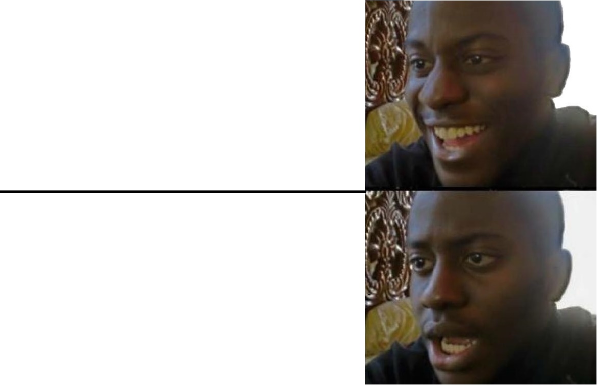 Disappointed Black Guy meme template